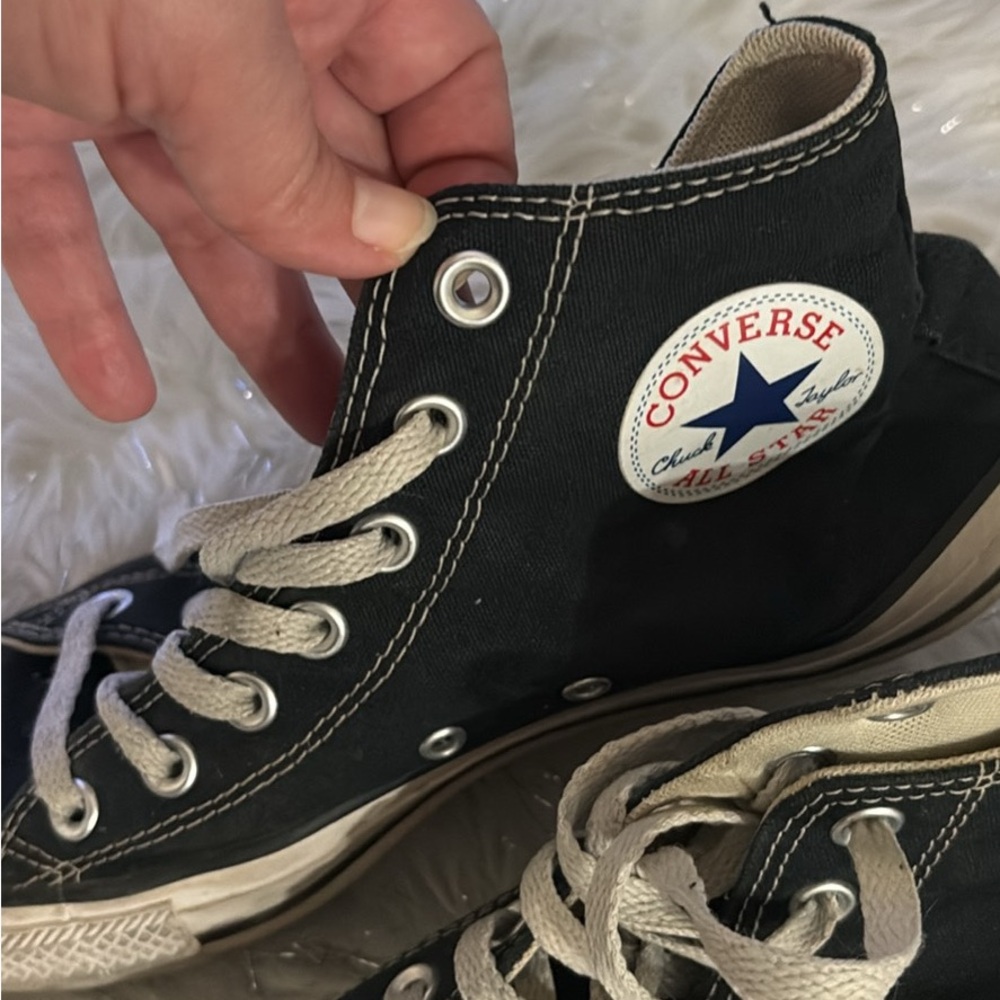 Converse Kids Black High-Top Sneakers